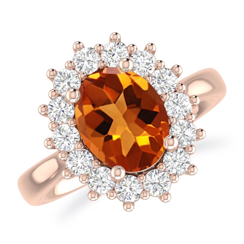 Rose Gold - Citrine