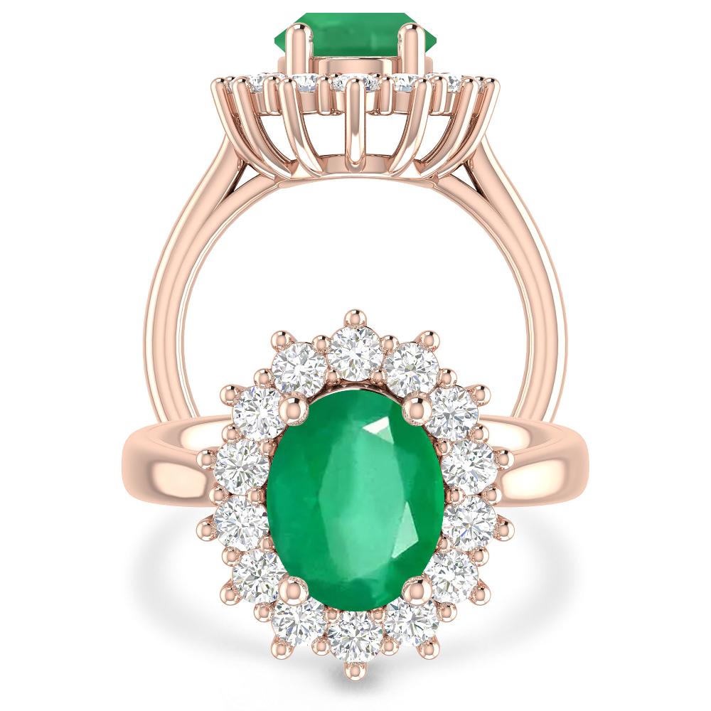 Rose Gold - Emerald