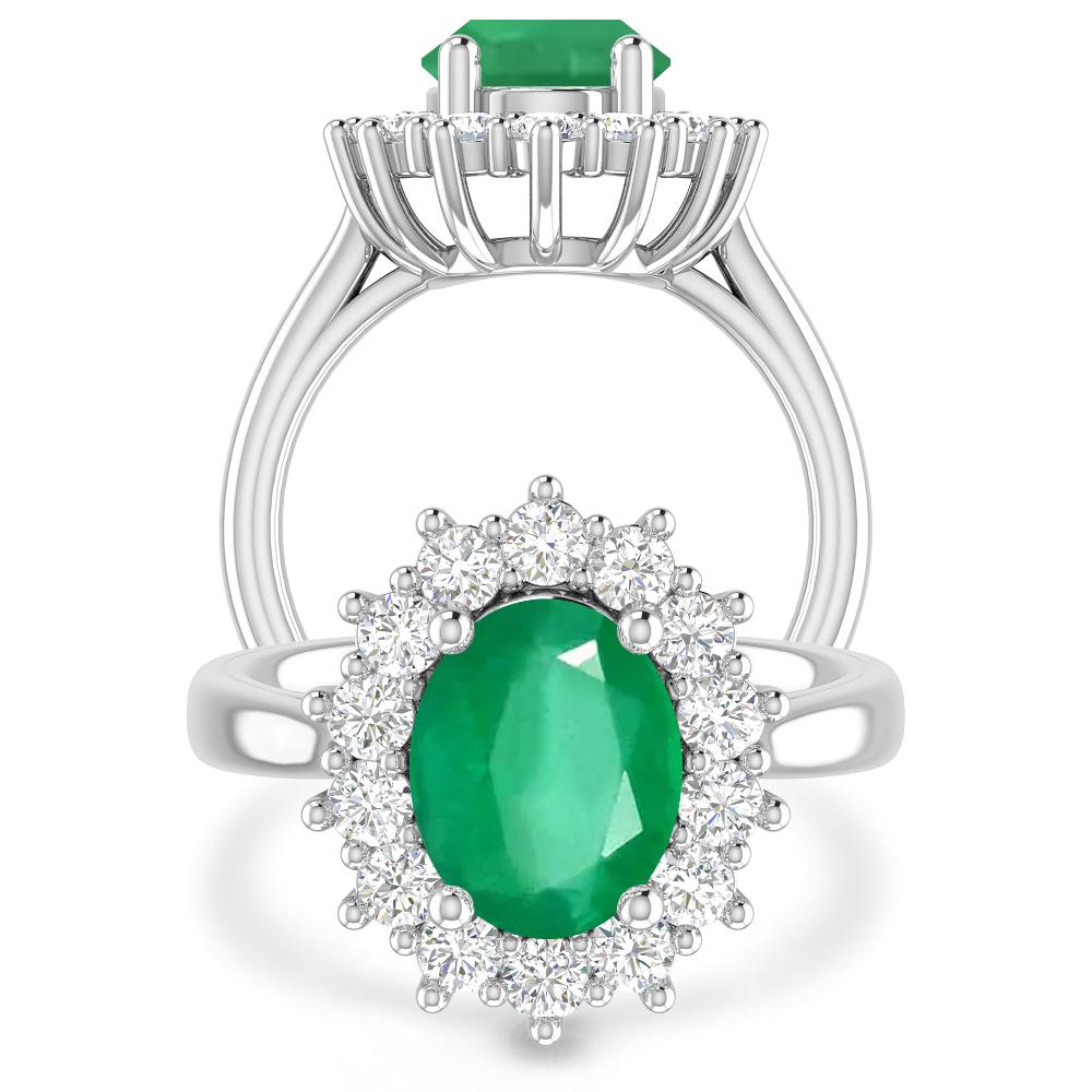 White Gold - Emerald