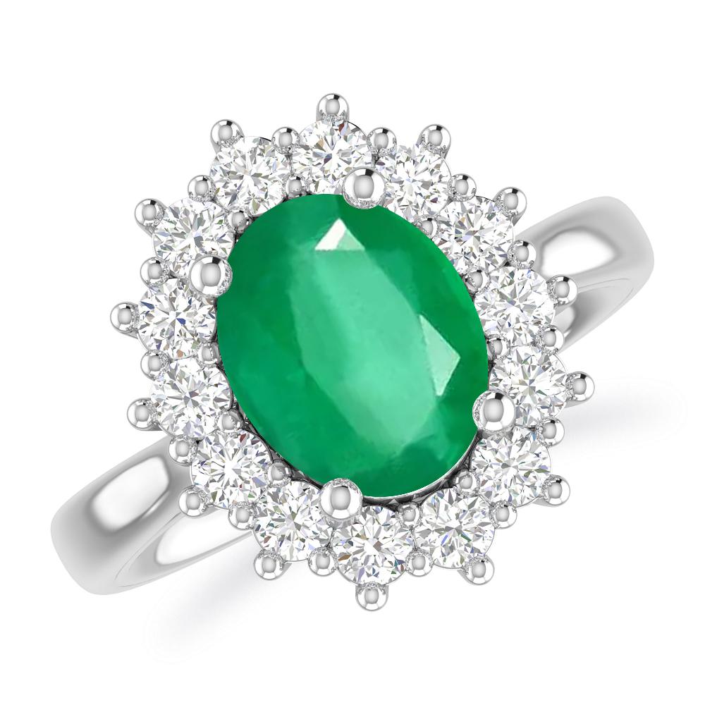 White Gold - Emerald