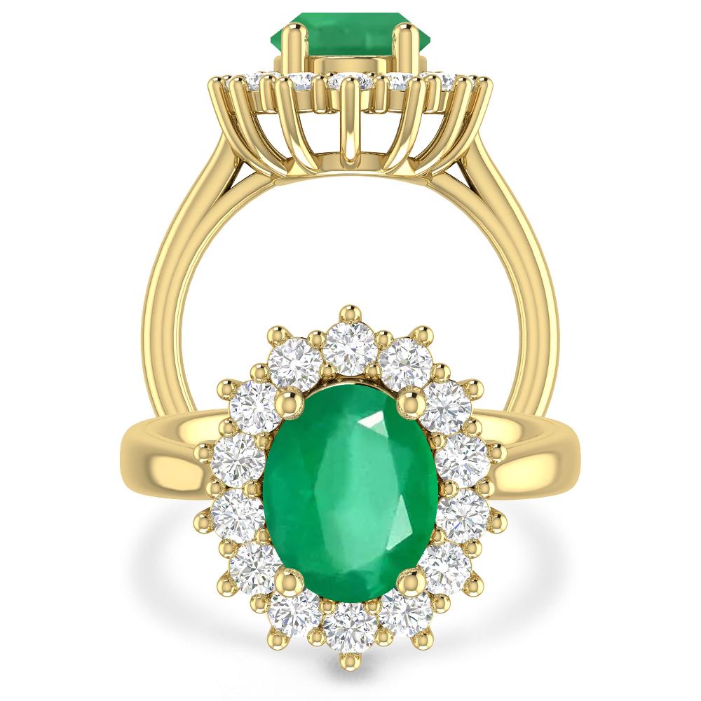 Yellow Gold - Emerald