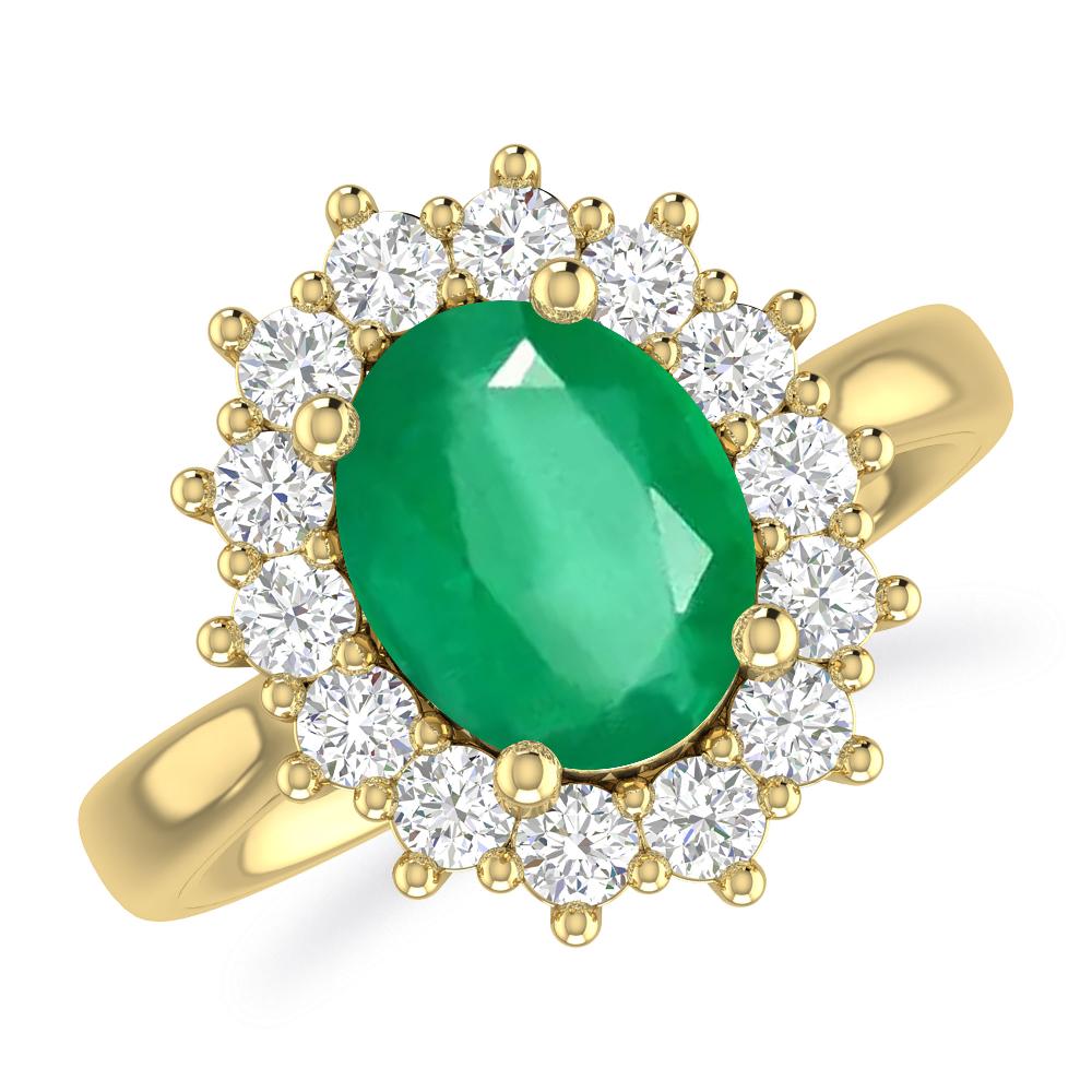 Yellow Gold - Emerald