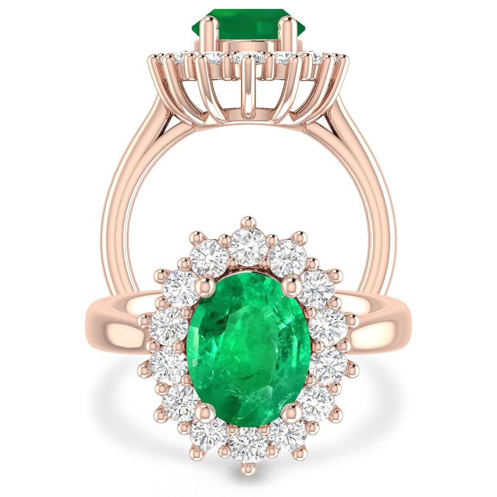 Rose Gold - Emerald