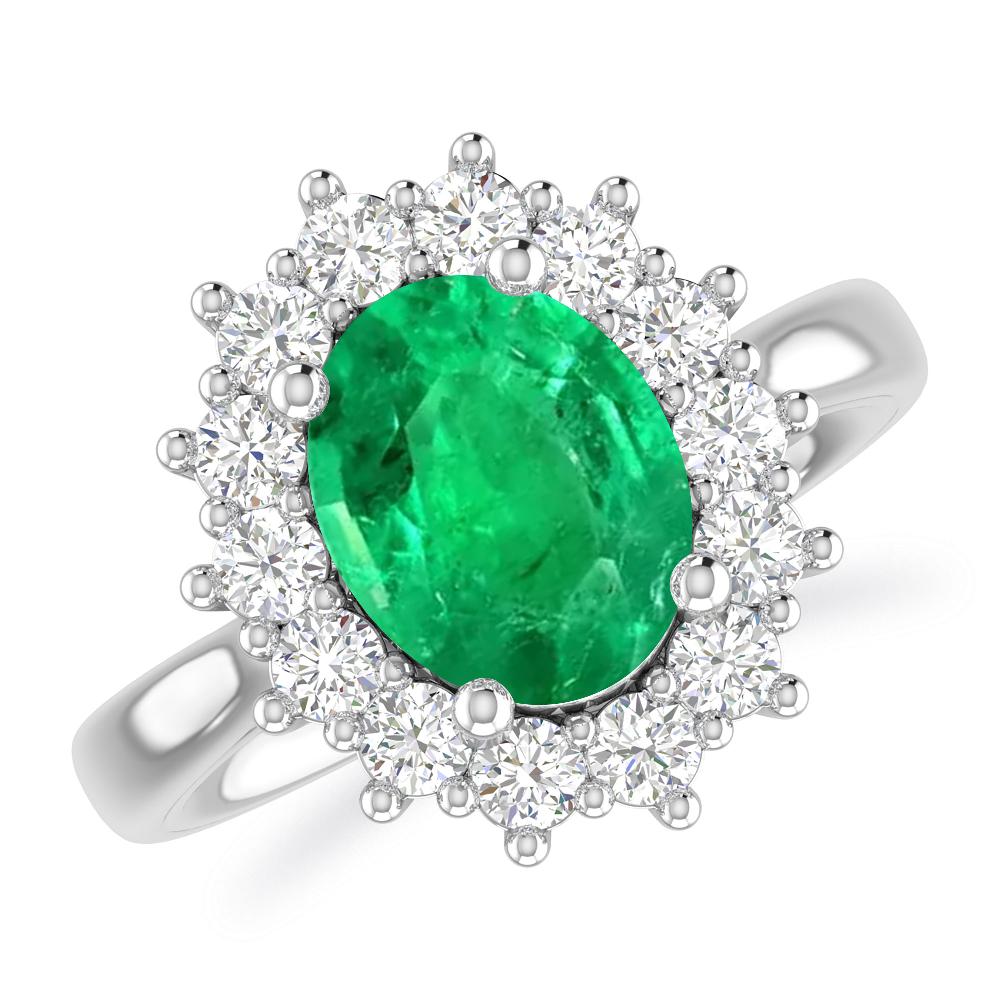 White Gold - Emerald