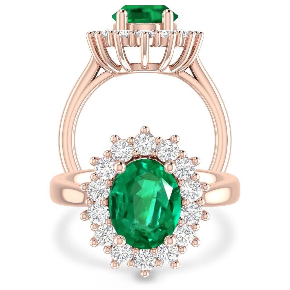 Rose Gold - Emerald