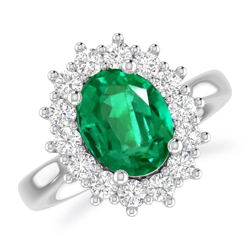 White Gold - Emerald