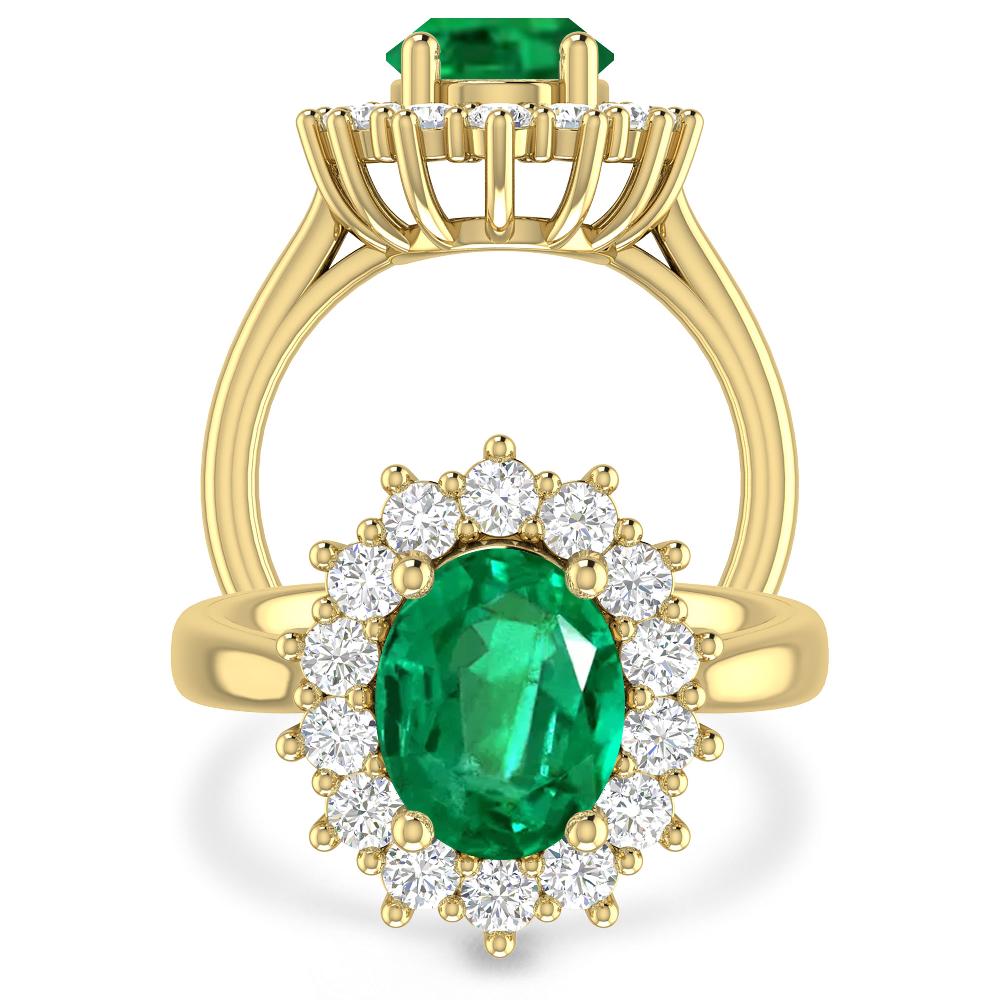 Yellow Gold - Emerald