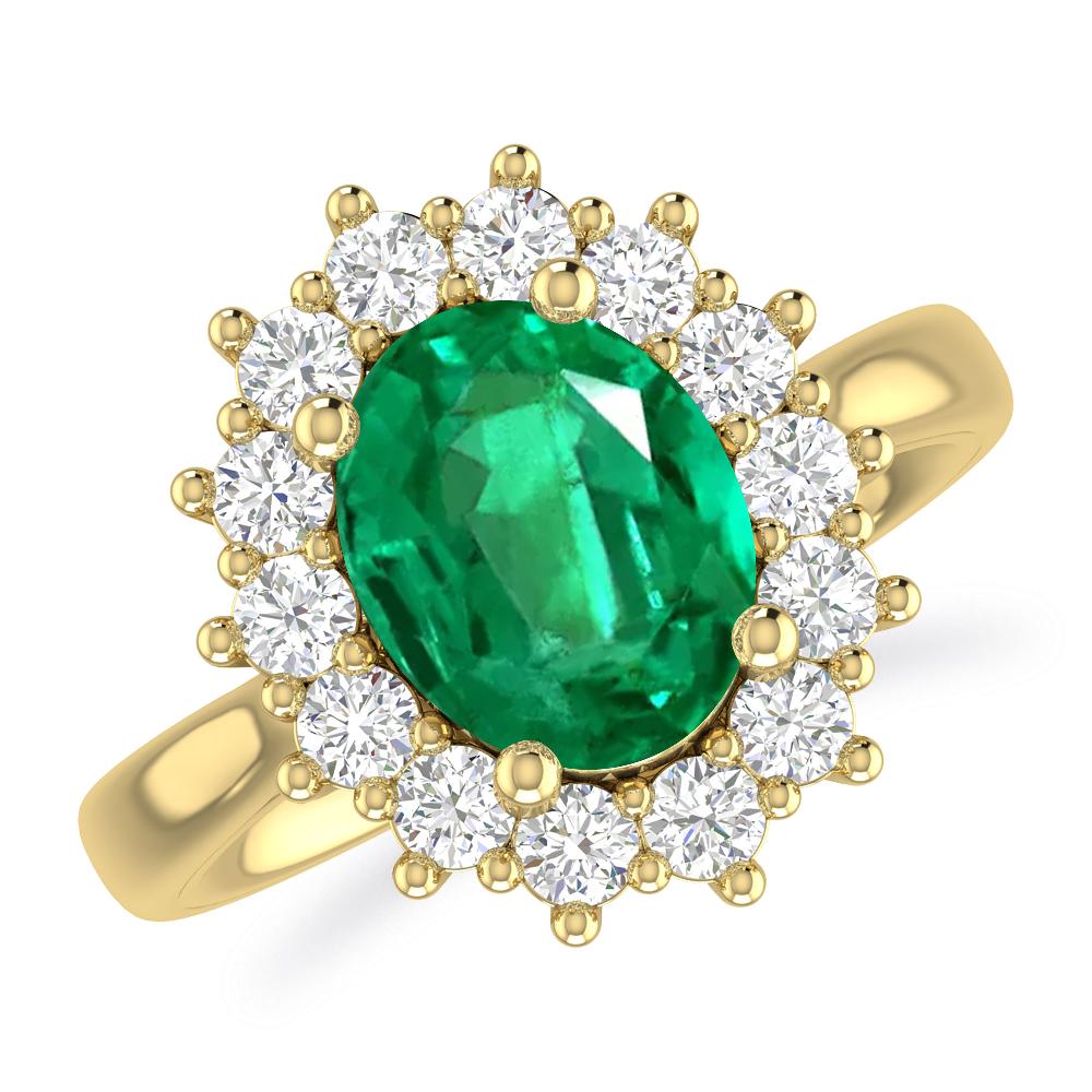 Yellow Gold - Emerald