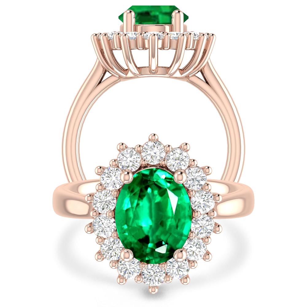 Rose Gold - Emerald