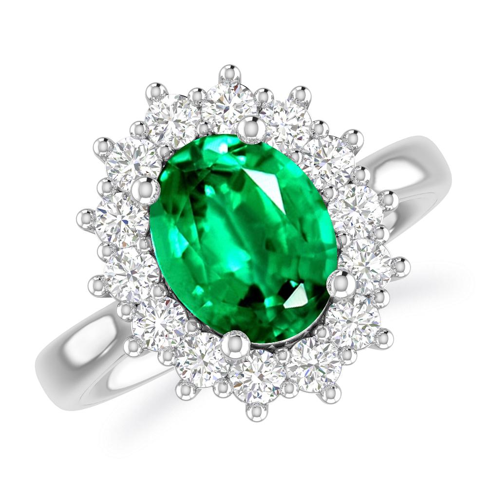 White Gold - Emerald