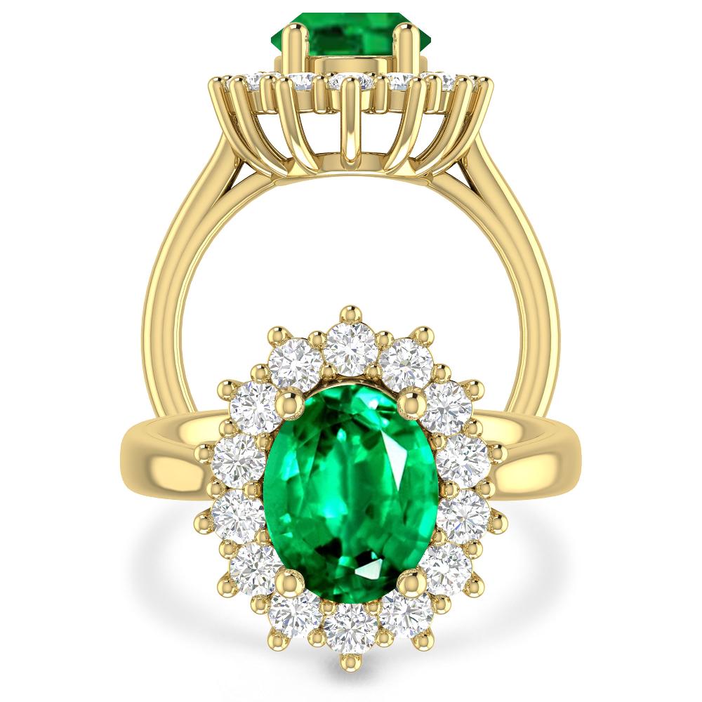 Yellow Gold - Emerald