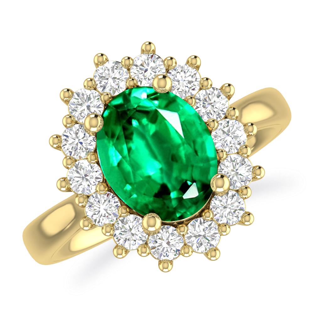 Yellow Gold - Emerald