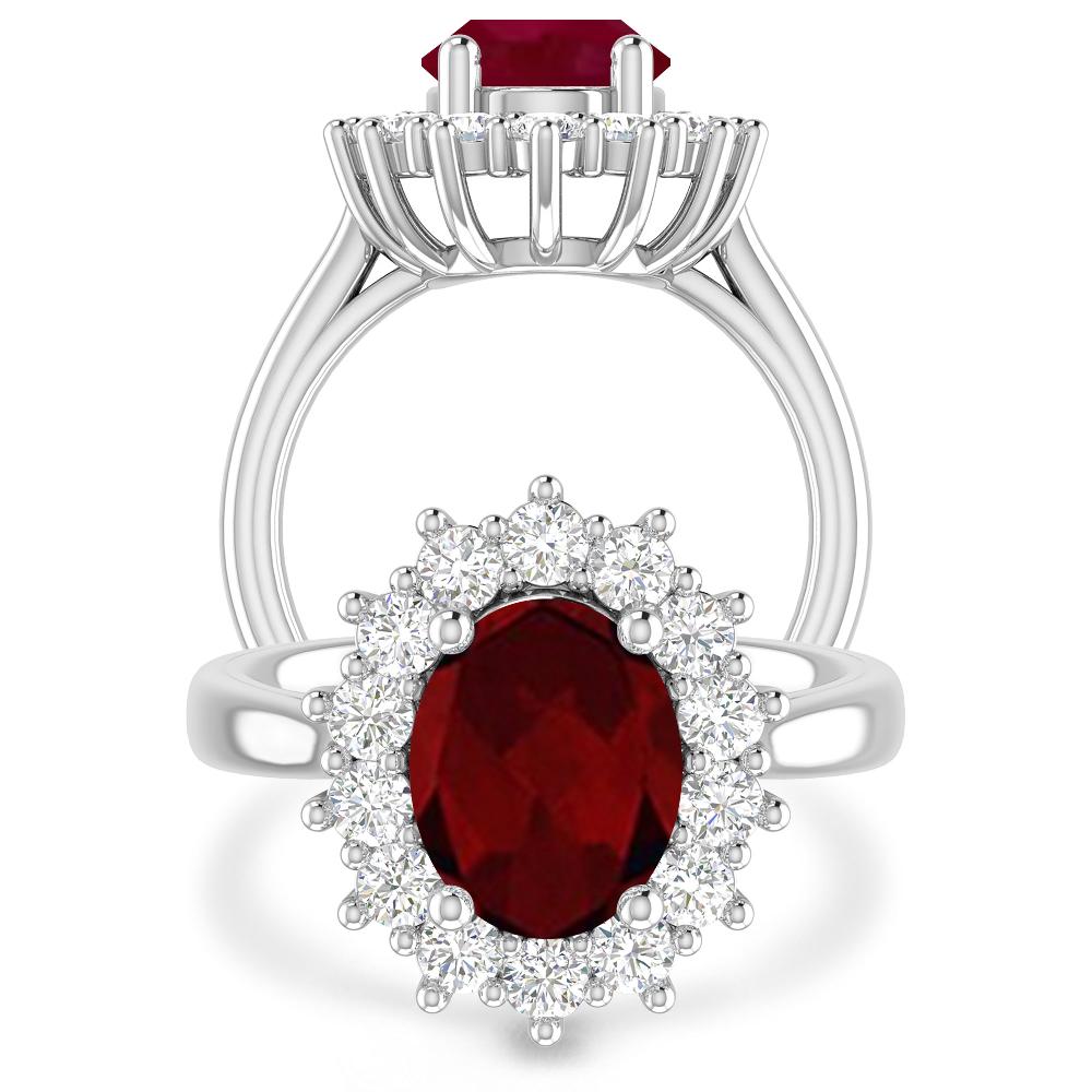 White Gold - Garnet