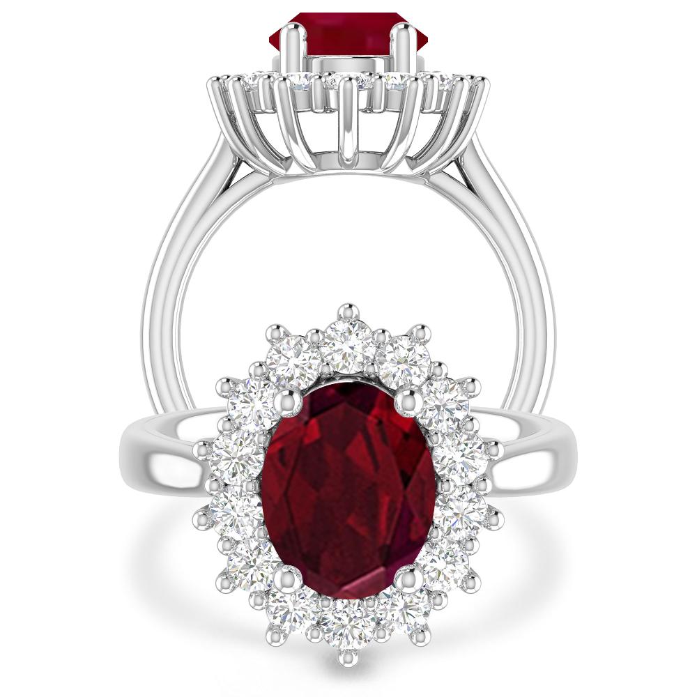 White Gold - Garnet