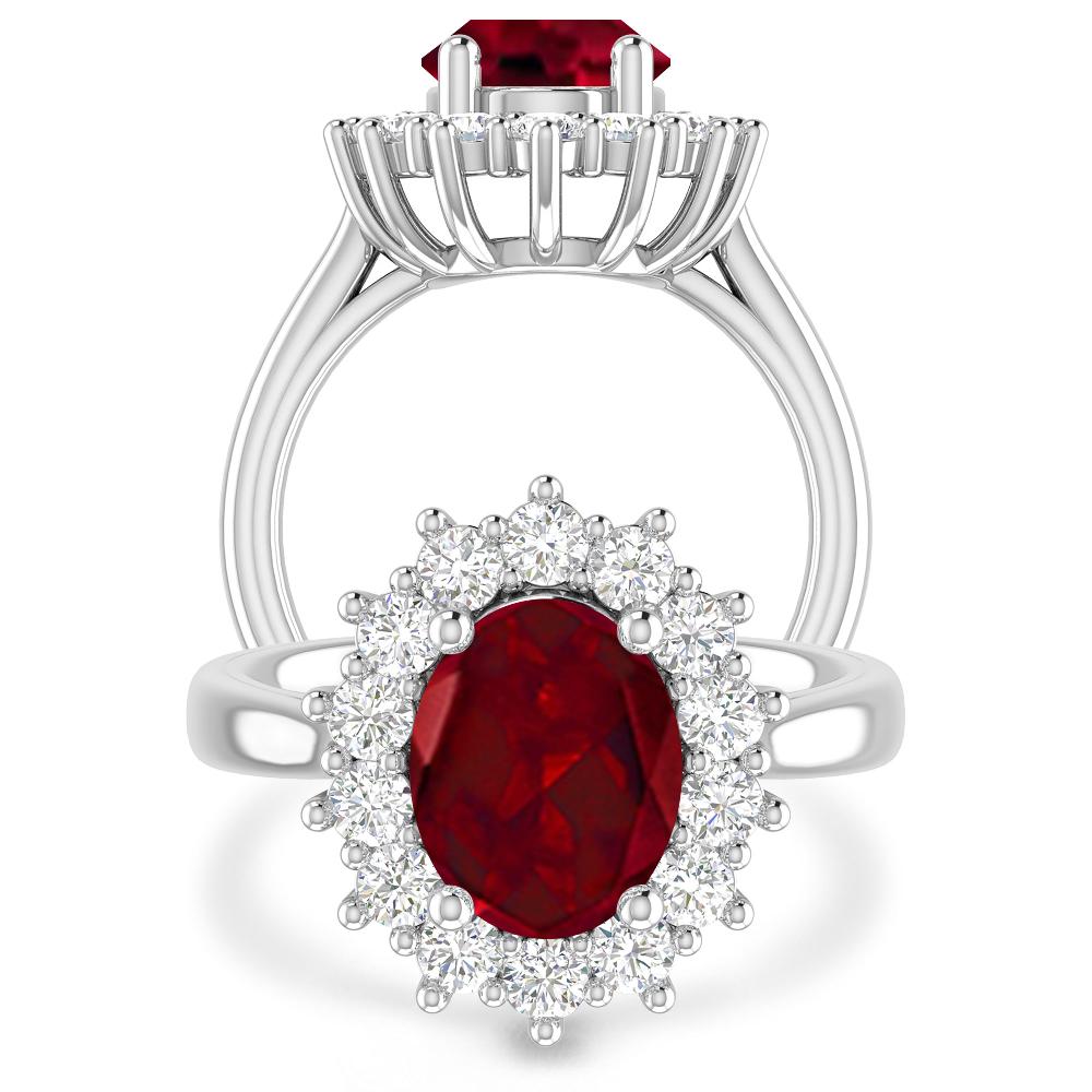 White Gold - Garnet