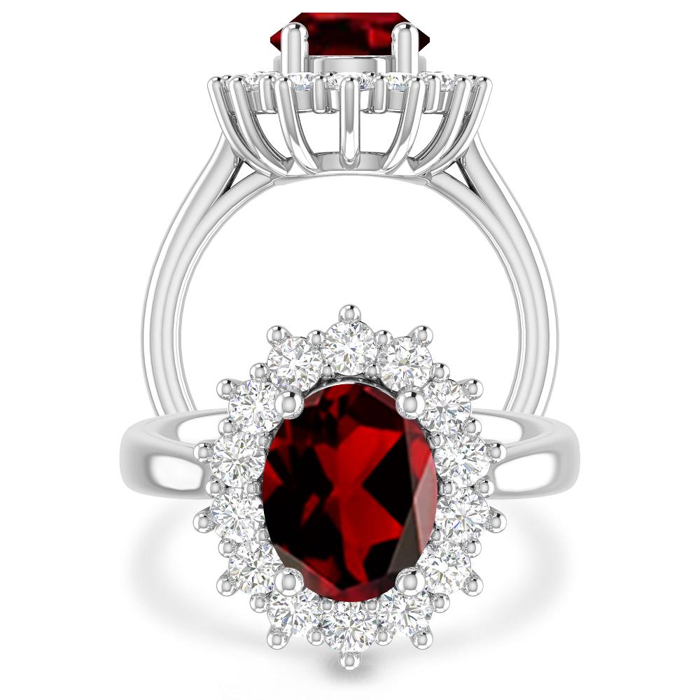 White Gold - Garnet