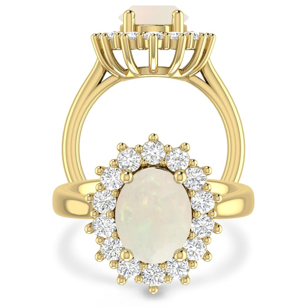 Yellow Gold - Opal