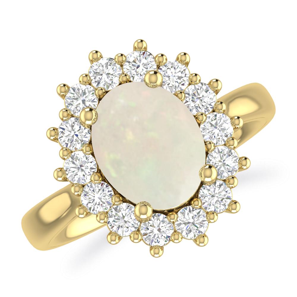 Yellow Gold - Opal