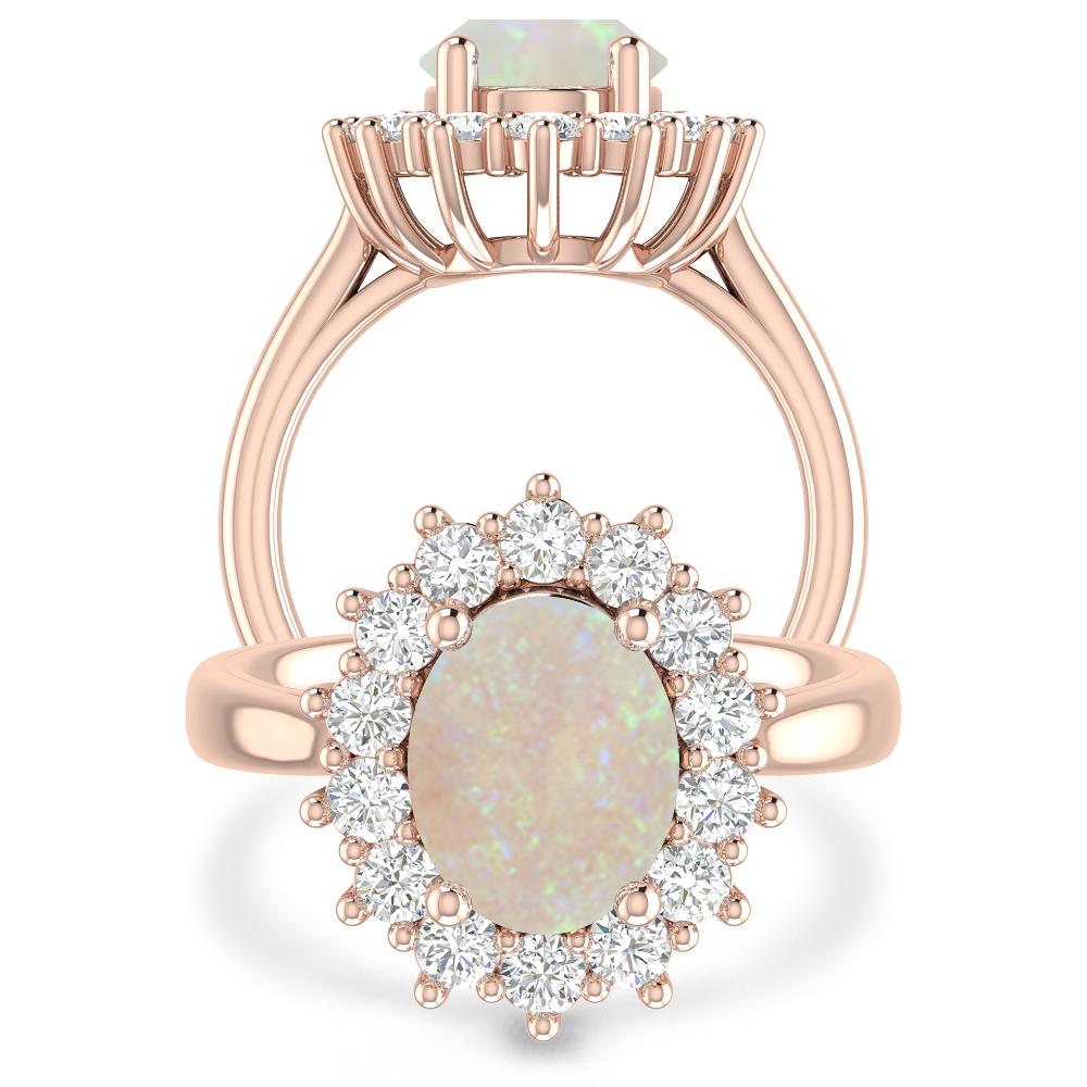 Rose Gold - Opal