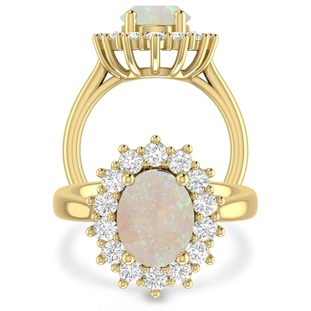 Yellow Gold - Opal