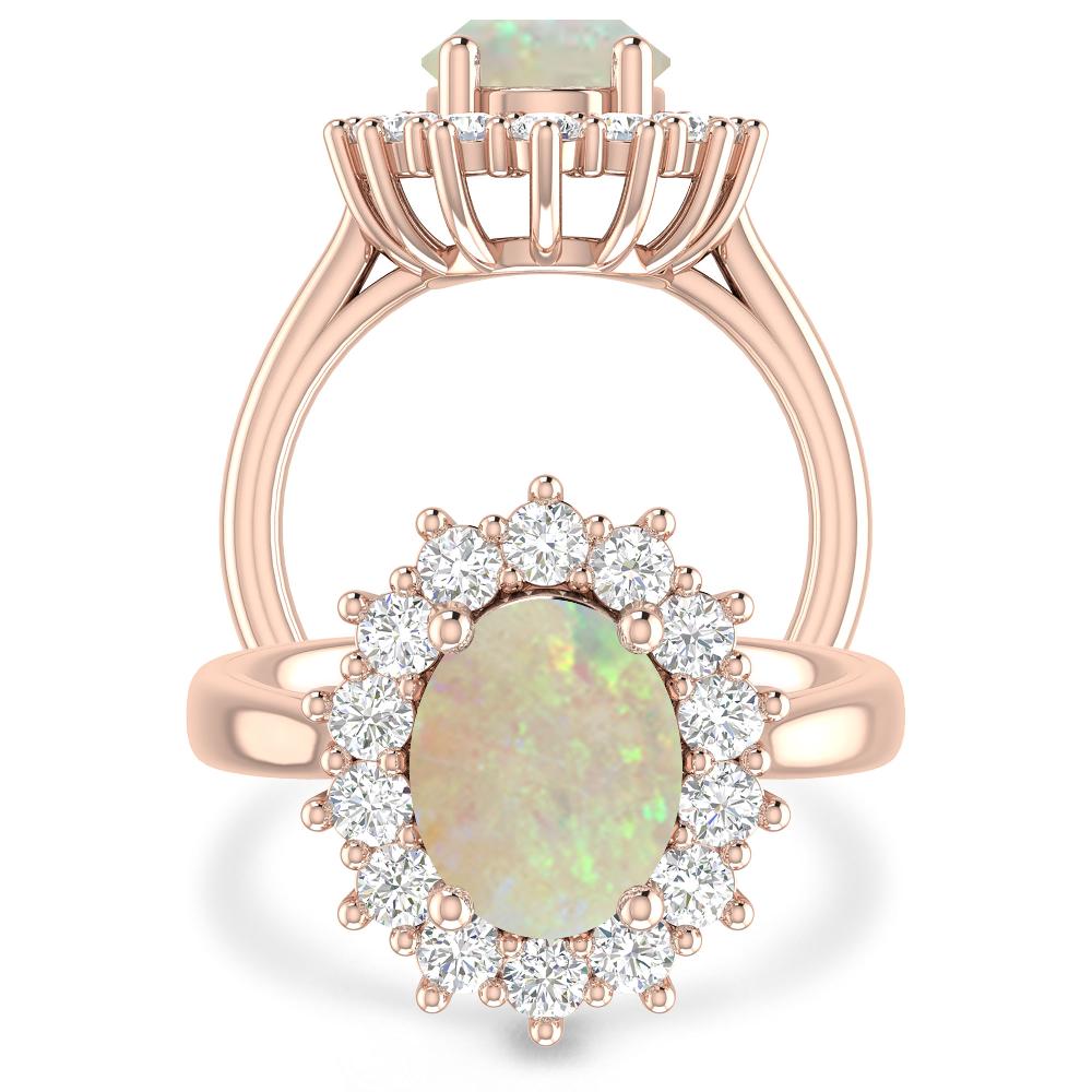 Rose Gold - Opal