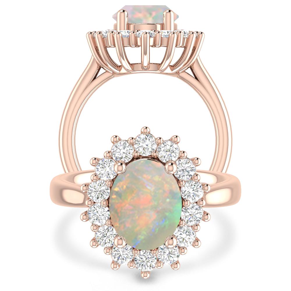 Rose Gold - Opal