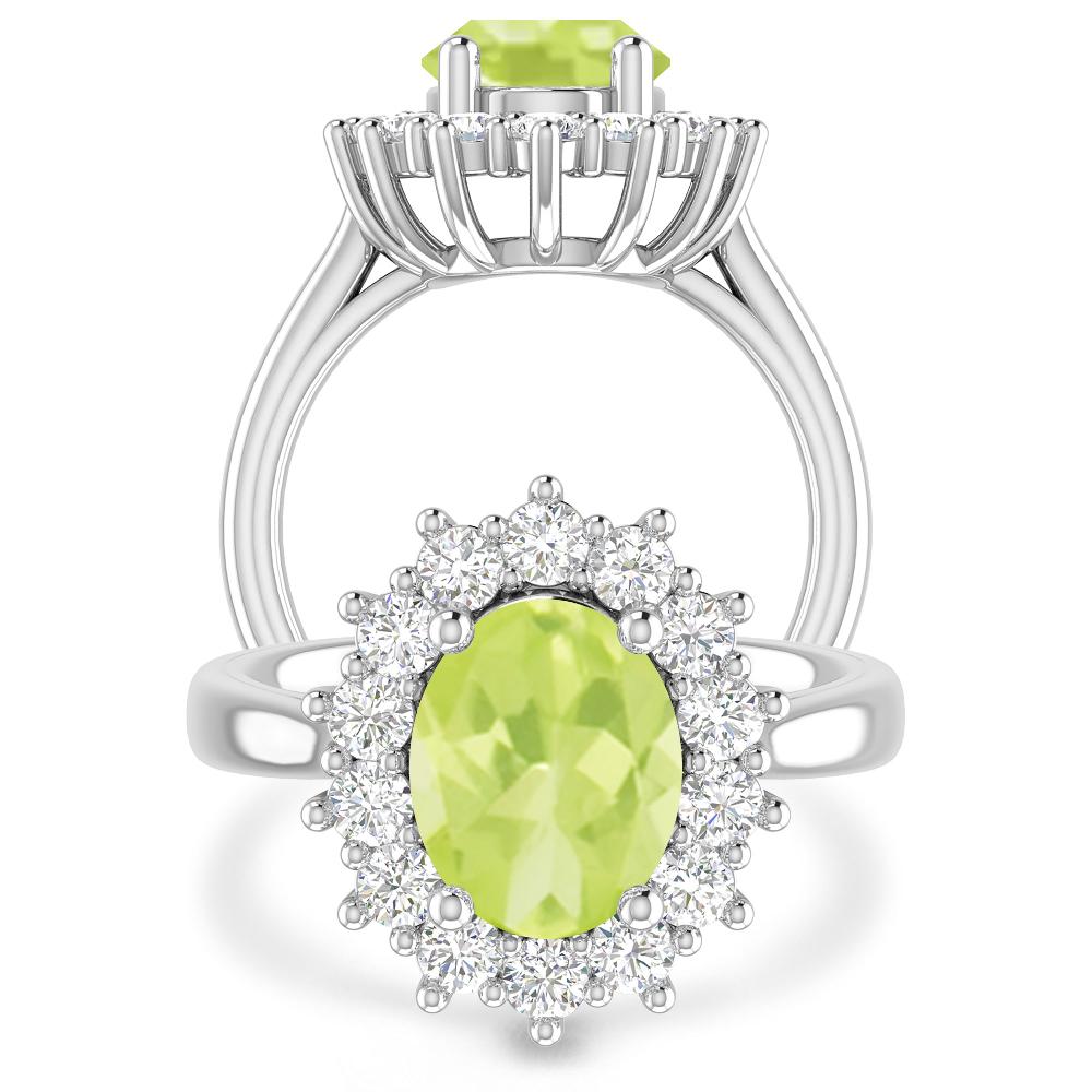 White Gold - Peridot