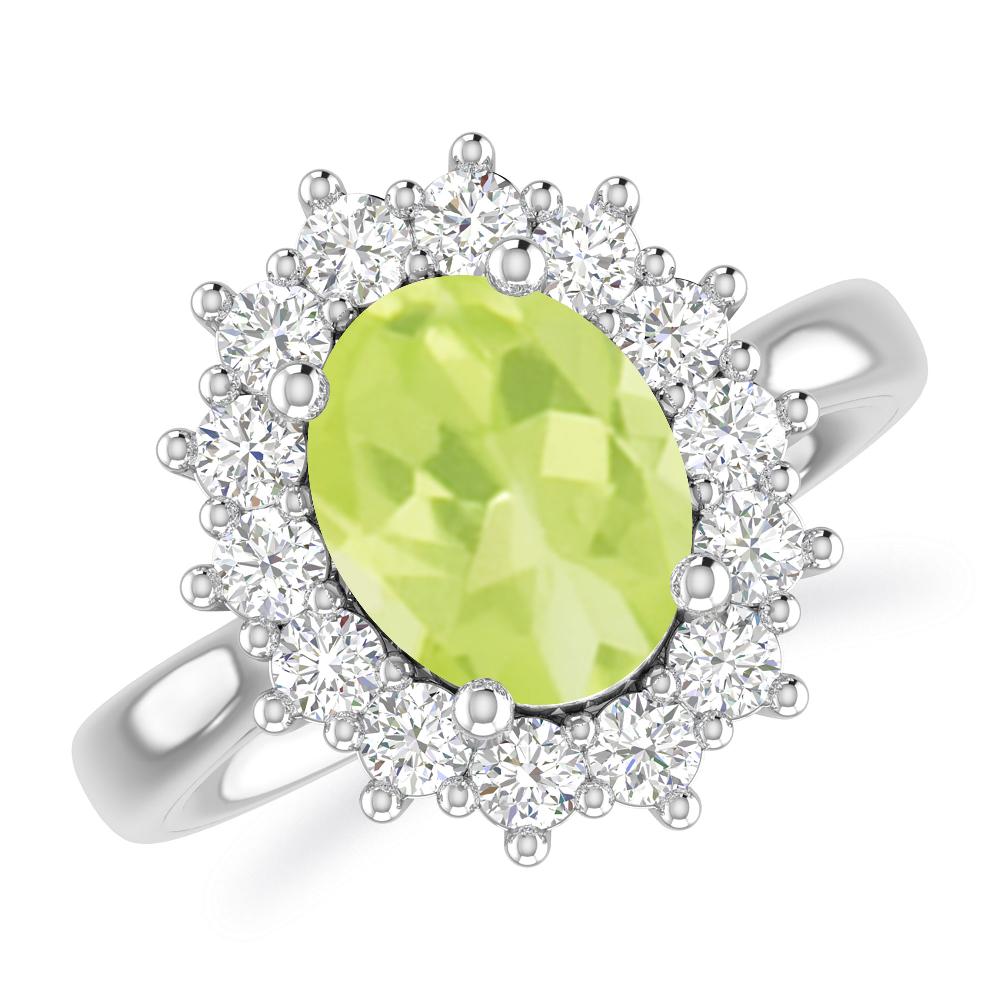 White Gold - Peridot