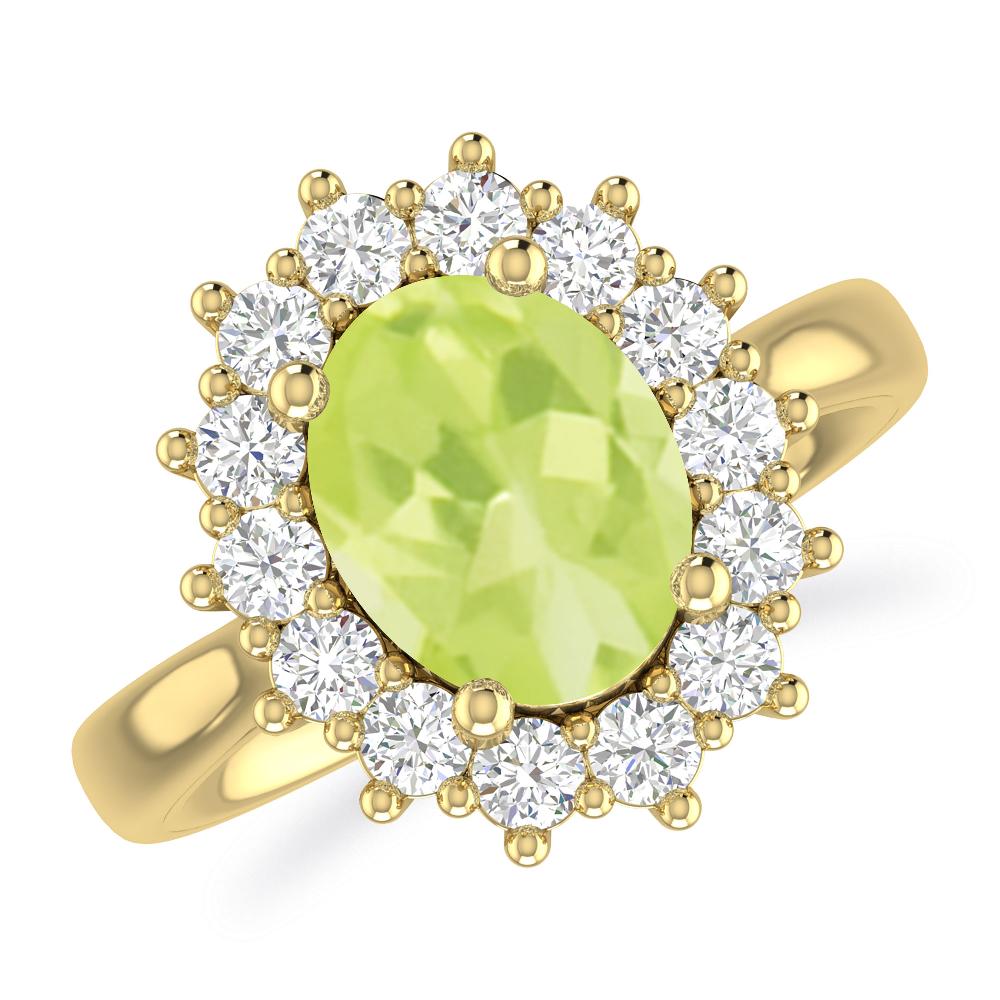 Yellow Gold - Peridot