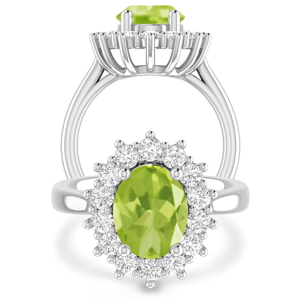 White Gold - Peridot