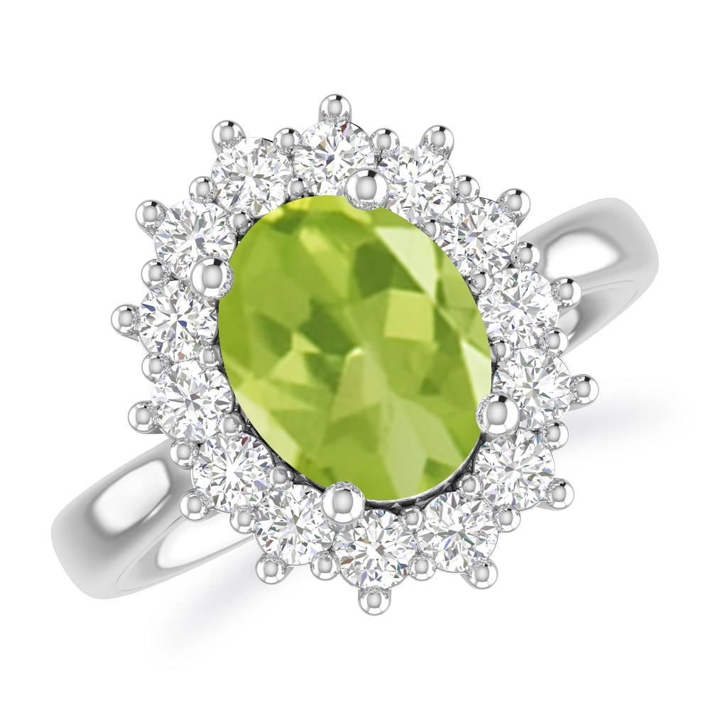 White Gold - Peridot