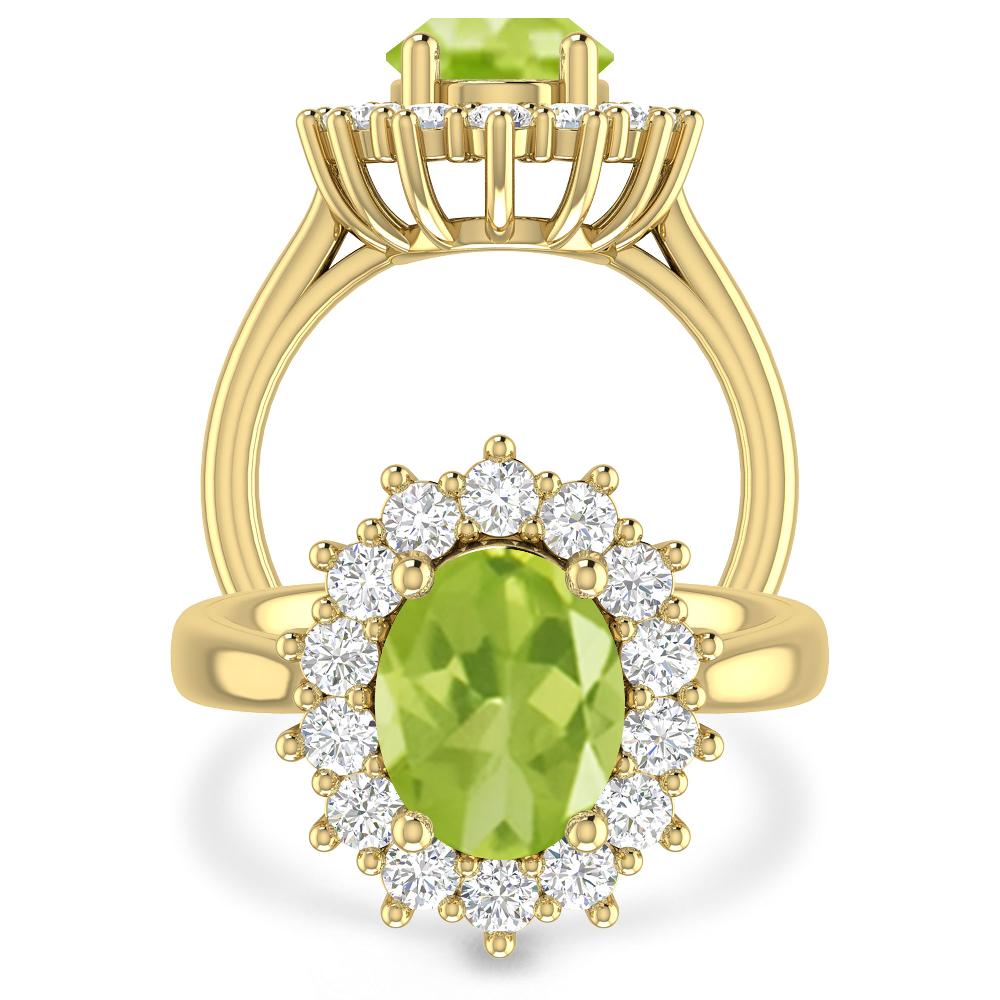 Yellow Gold - Peridot