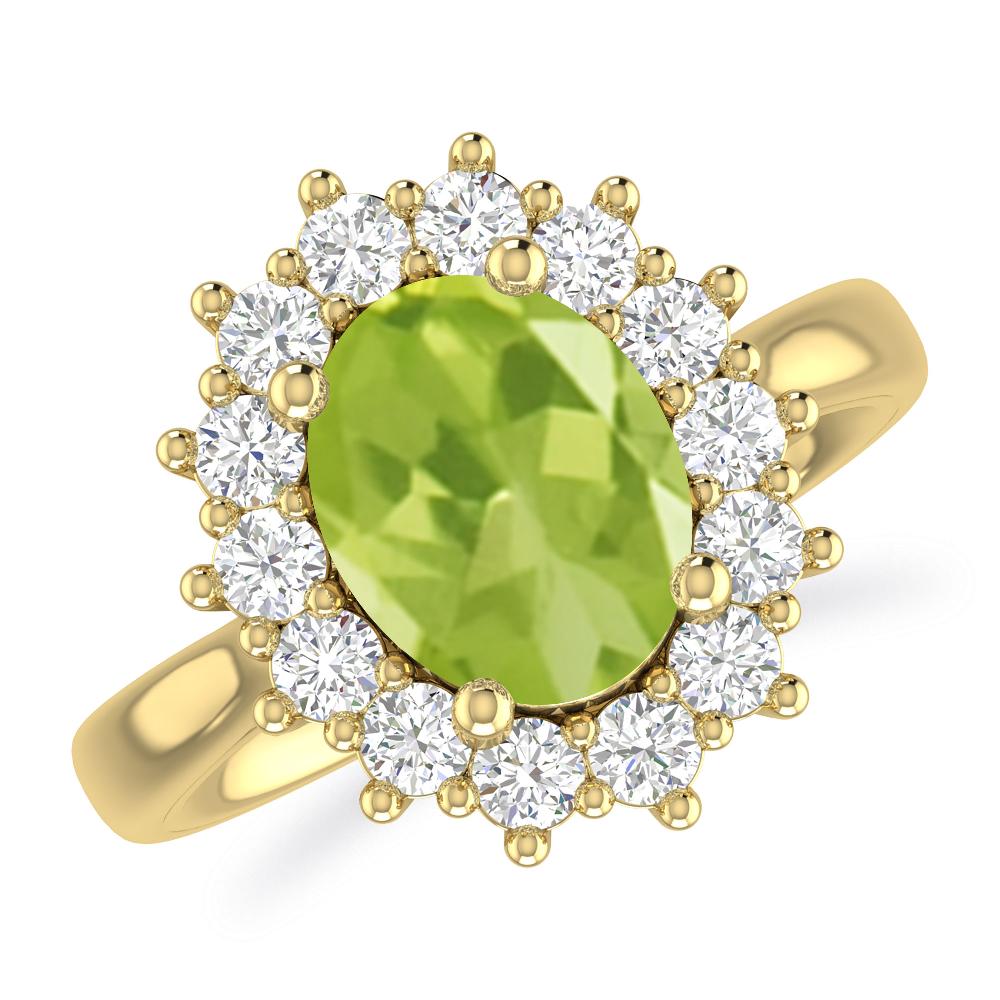 Yellow Gold - Peridot