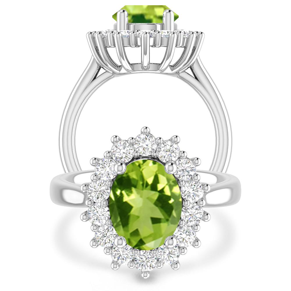 White Gold - Peridot