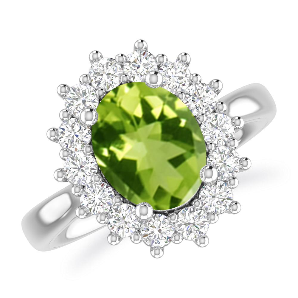 White Gold - Peridot