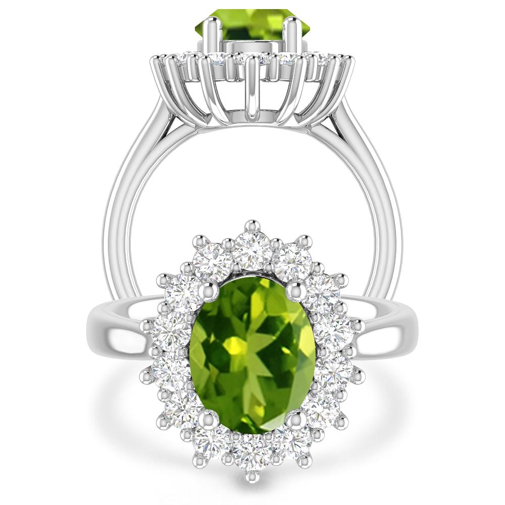 White Gold - Peridot