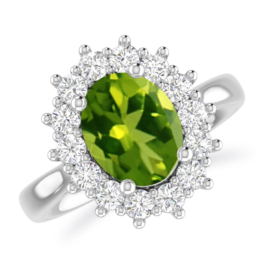 White Gold - Peridot