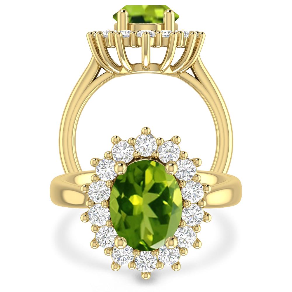 Yellow Gold - Peridot