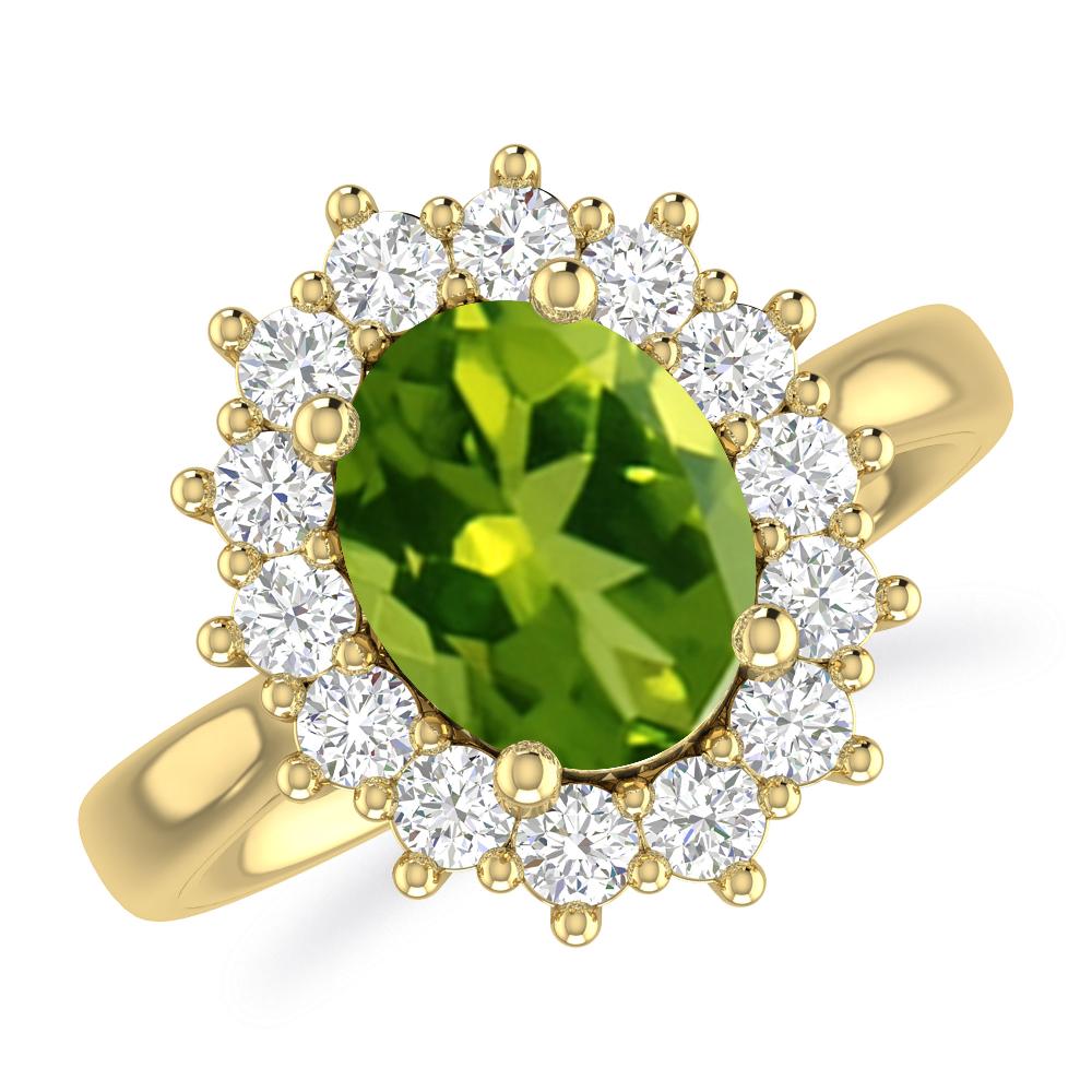 Yellow Gold - Peridot