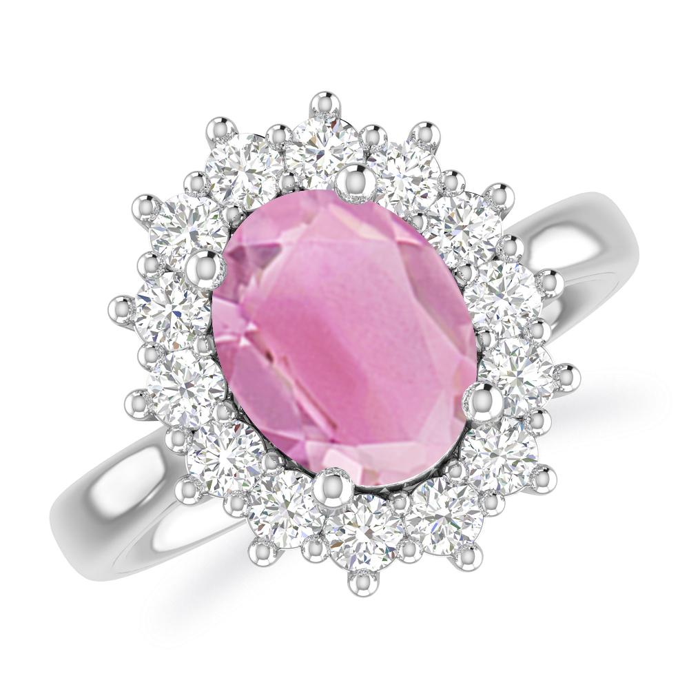 White Gold - Pink Tourmaline