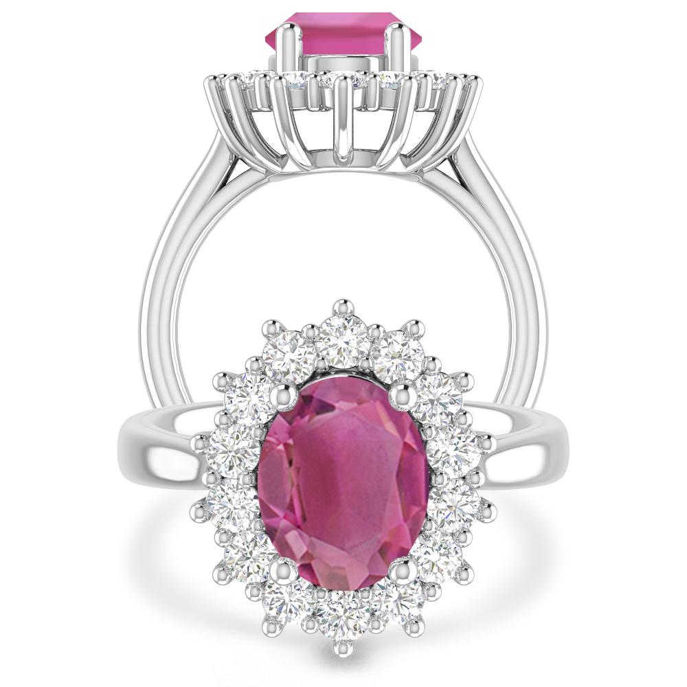 White Gold - Pink Tourmaline