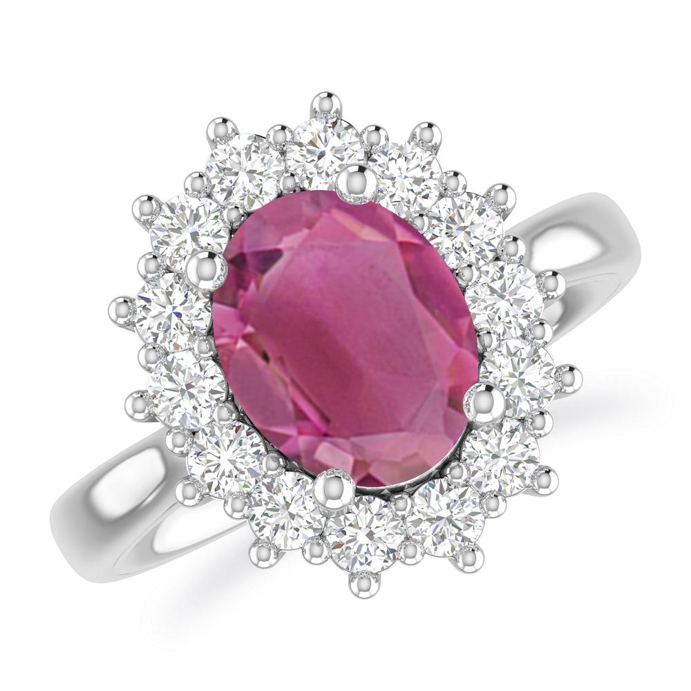 White Gold - Pink Tourmaline