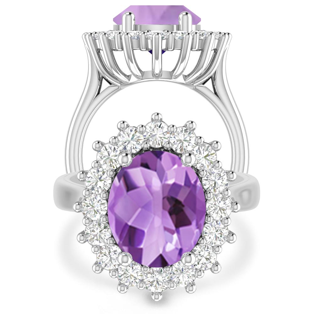 White Gold - Amethyst