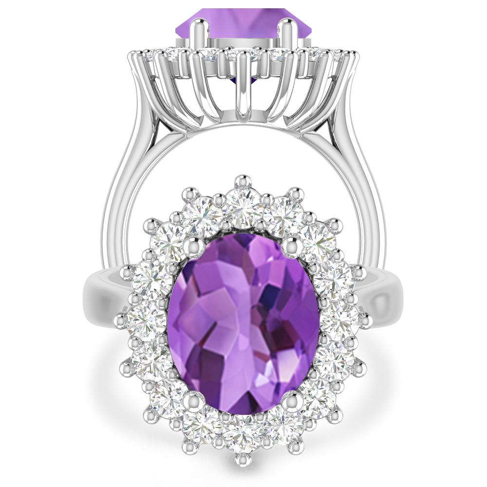 White Gold - Amethyst