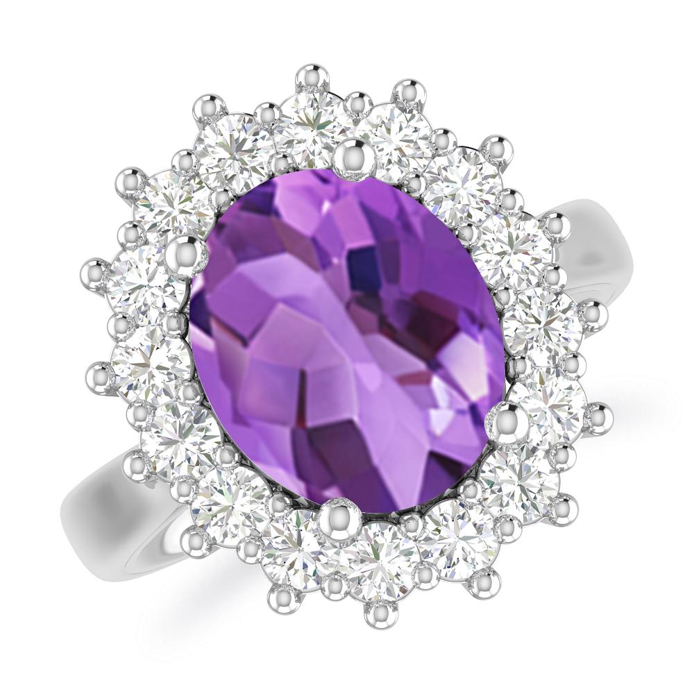 White Gold - Amethyst