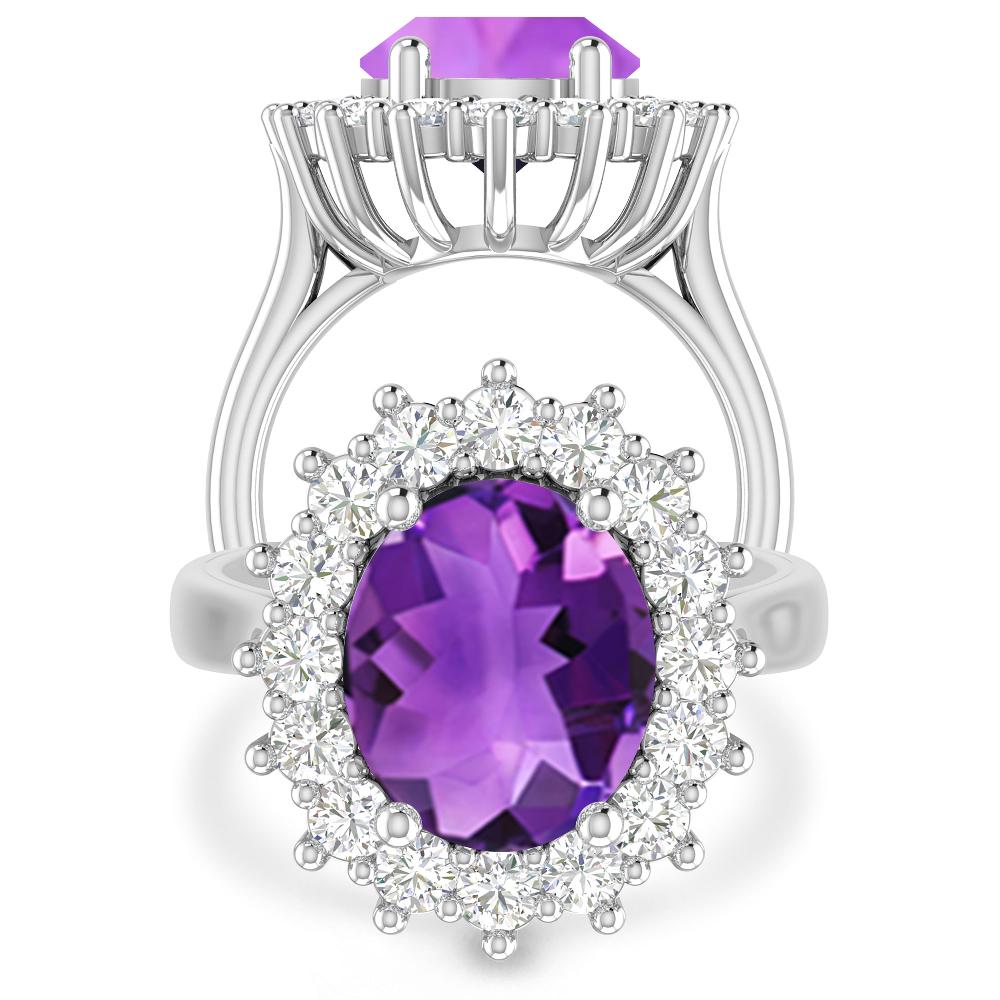 White Gold - Amethyst