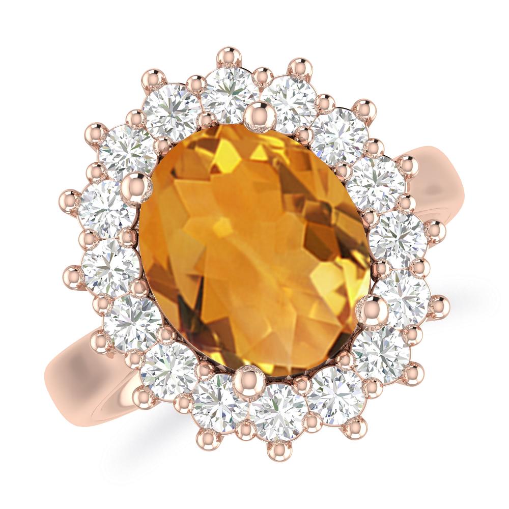 Rose Gold - Citrine