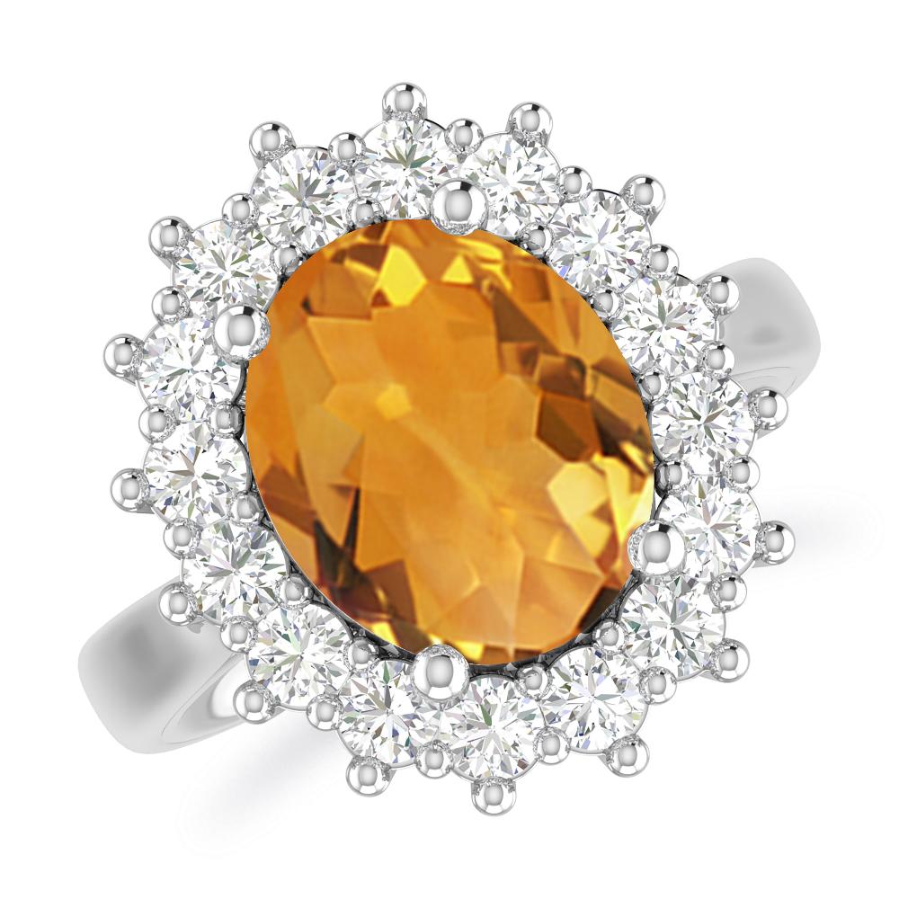 White Gold - Citrine