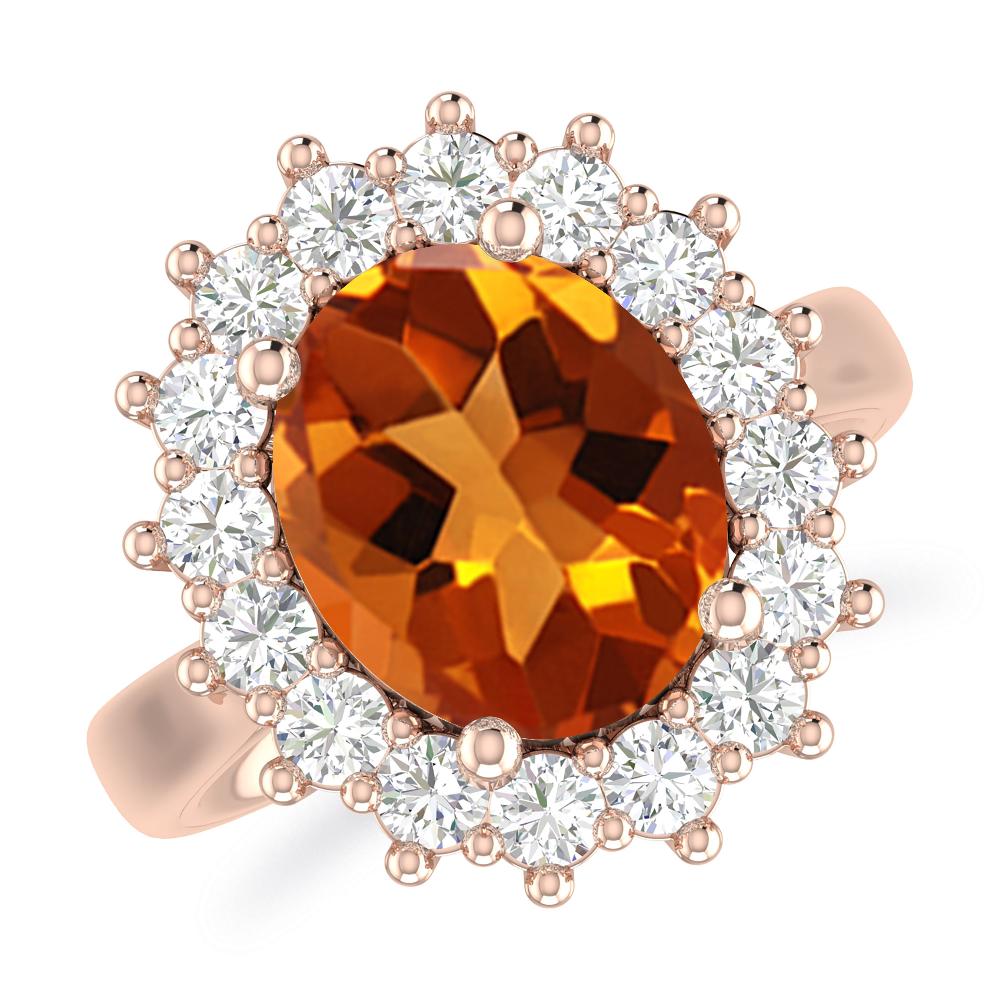 Rose Gold - Citrine