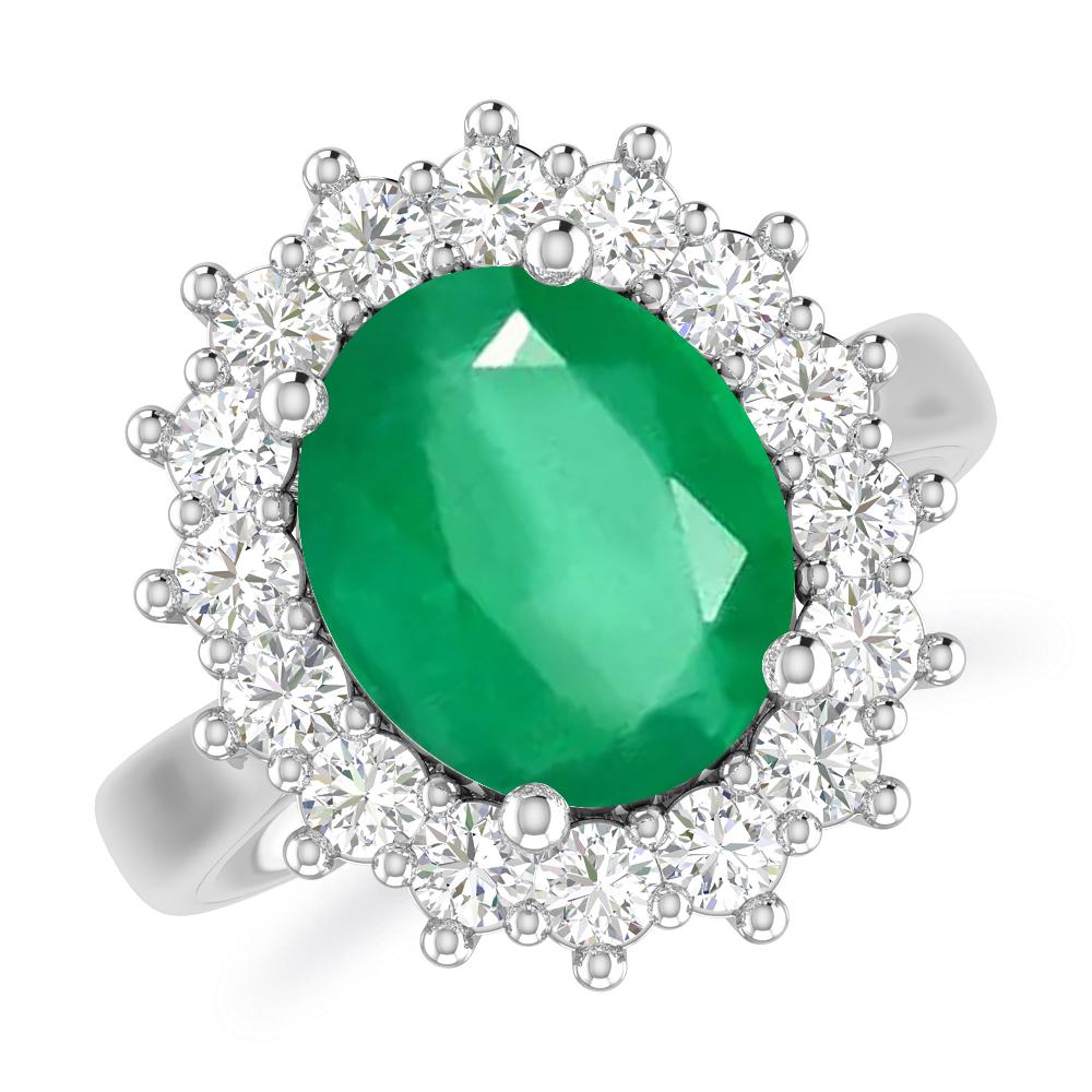 White Gold - Emerald